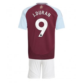 Aston Villa Jhon Duran #9 Heimtrikot 2024-25 Kurzarm (+ kurze hosen)